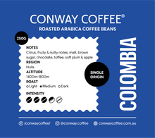 Load image into Gallery viewer, COLOMBIA HUILA - ROASTED