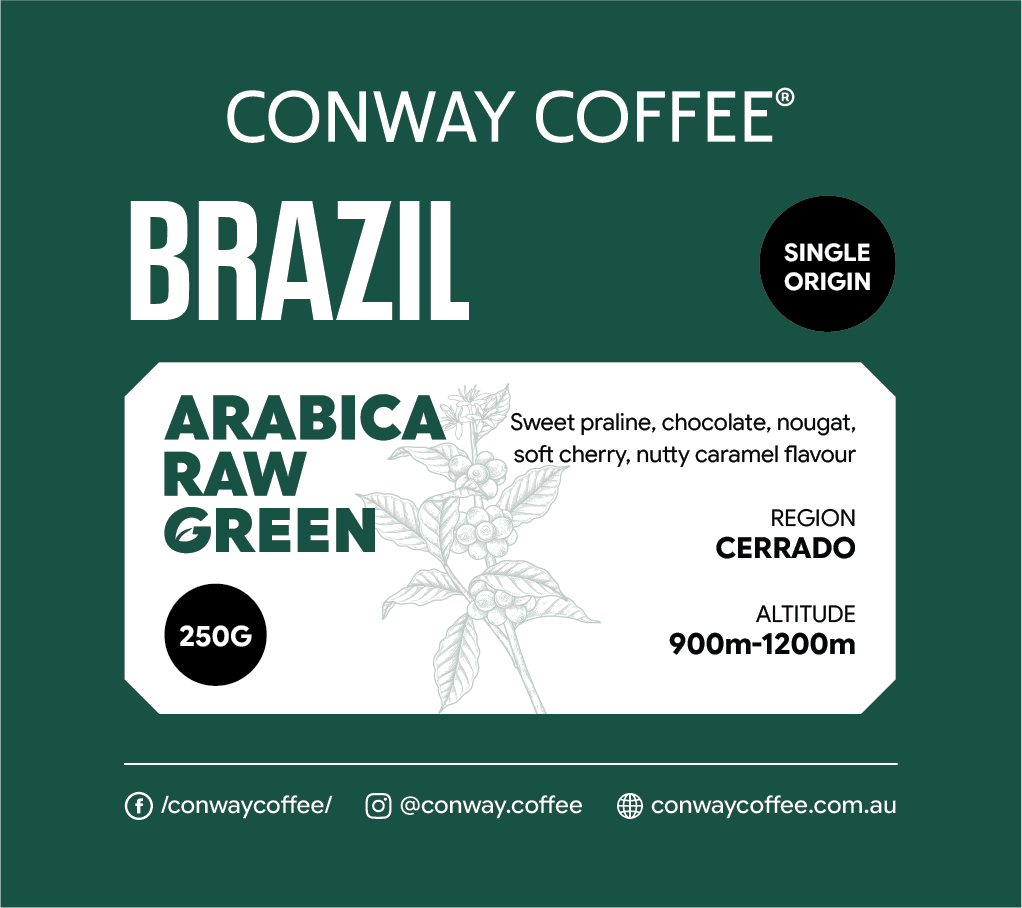 BRAZIL CERRADO - RAW GREEN (Whole Beans)