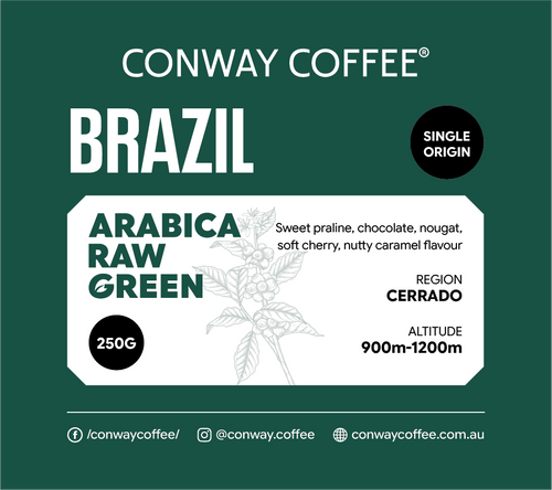 BRAZIL CERRADO - RAW GREEN (Whole Beans)