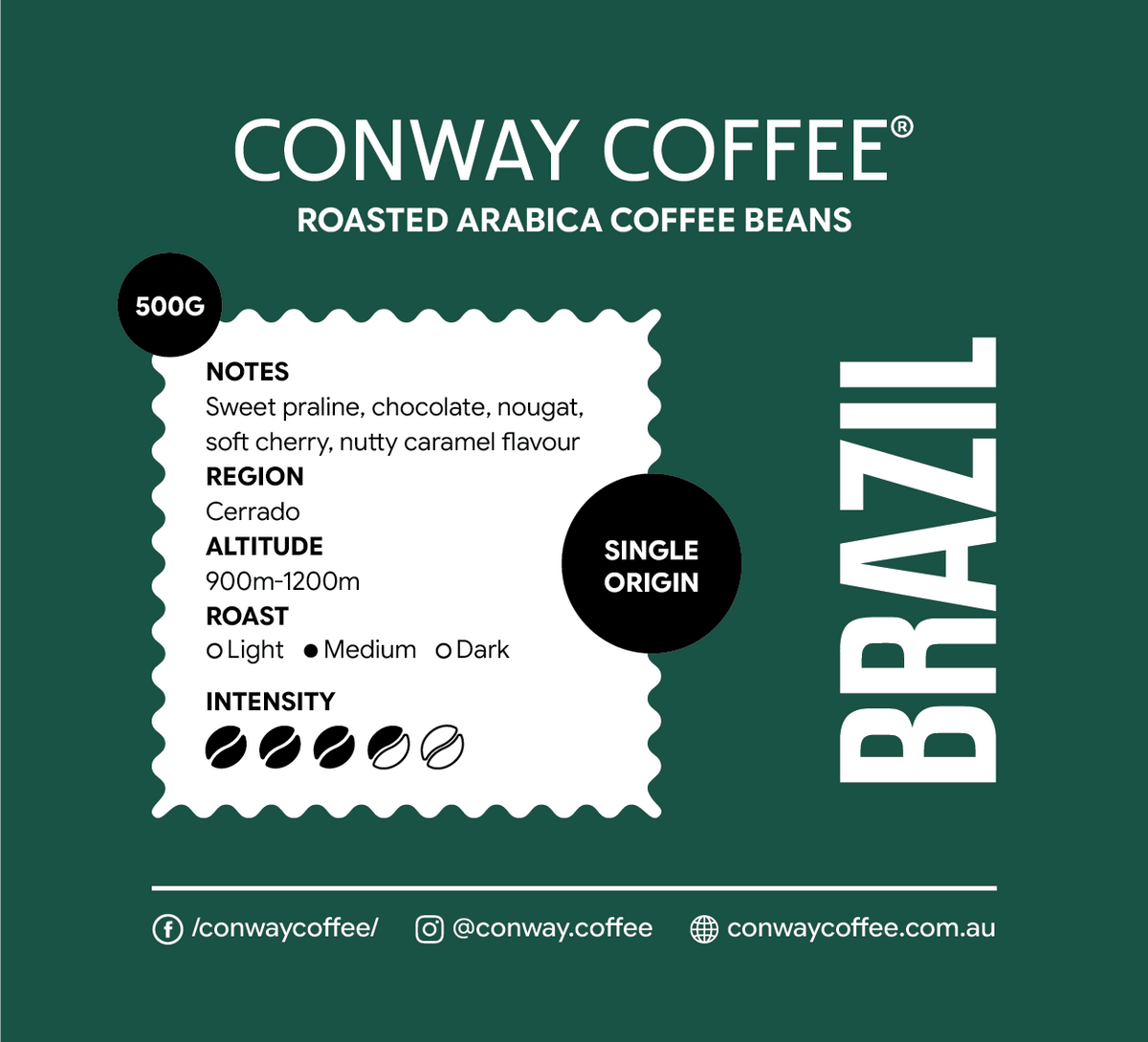 BRAZIL CERRADO - ROASTED