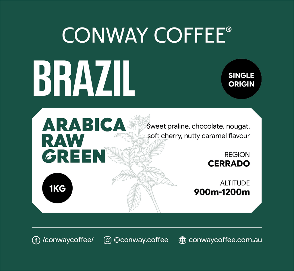 BRAZIL CERRADO - RAW GREEN (Whole Beans)