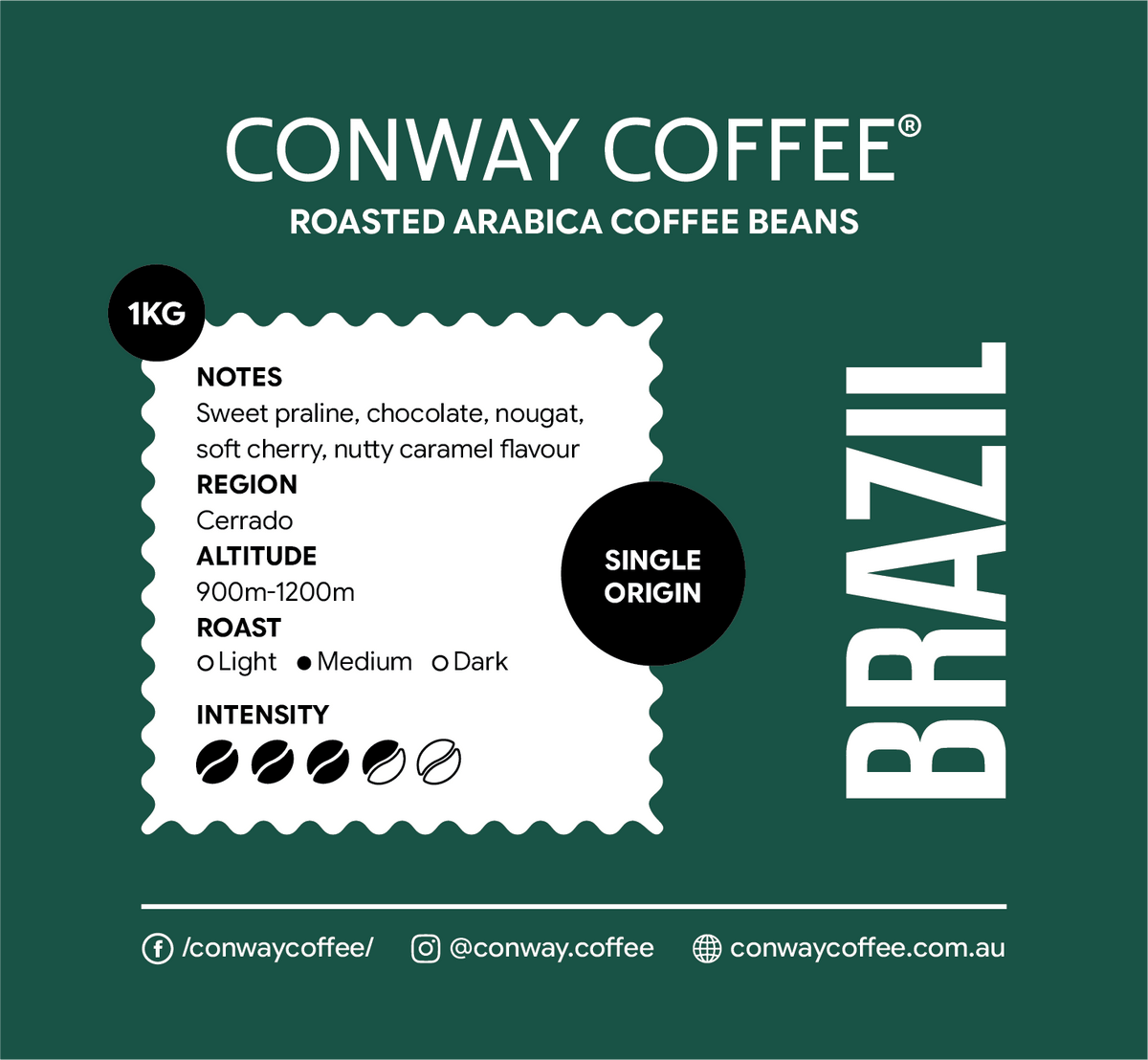 BRAZIL CERRADO - ROASTED