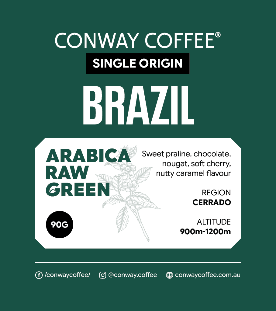 BRAZIL CERRADO - RAW GREEN (Whole Beans)