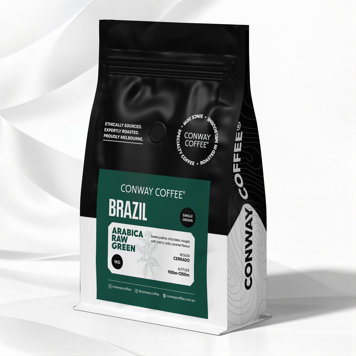 BRAZIL CERRADO - RAW GREEN (Whole Beans)