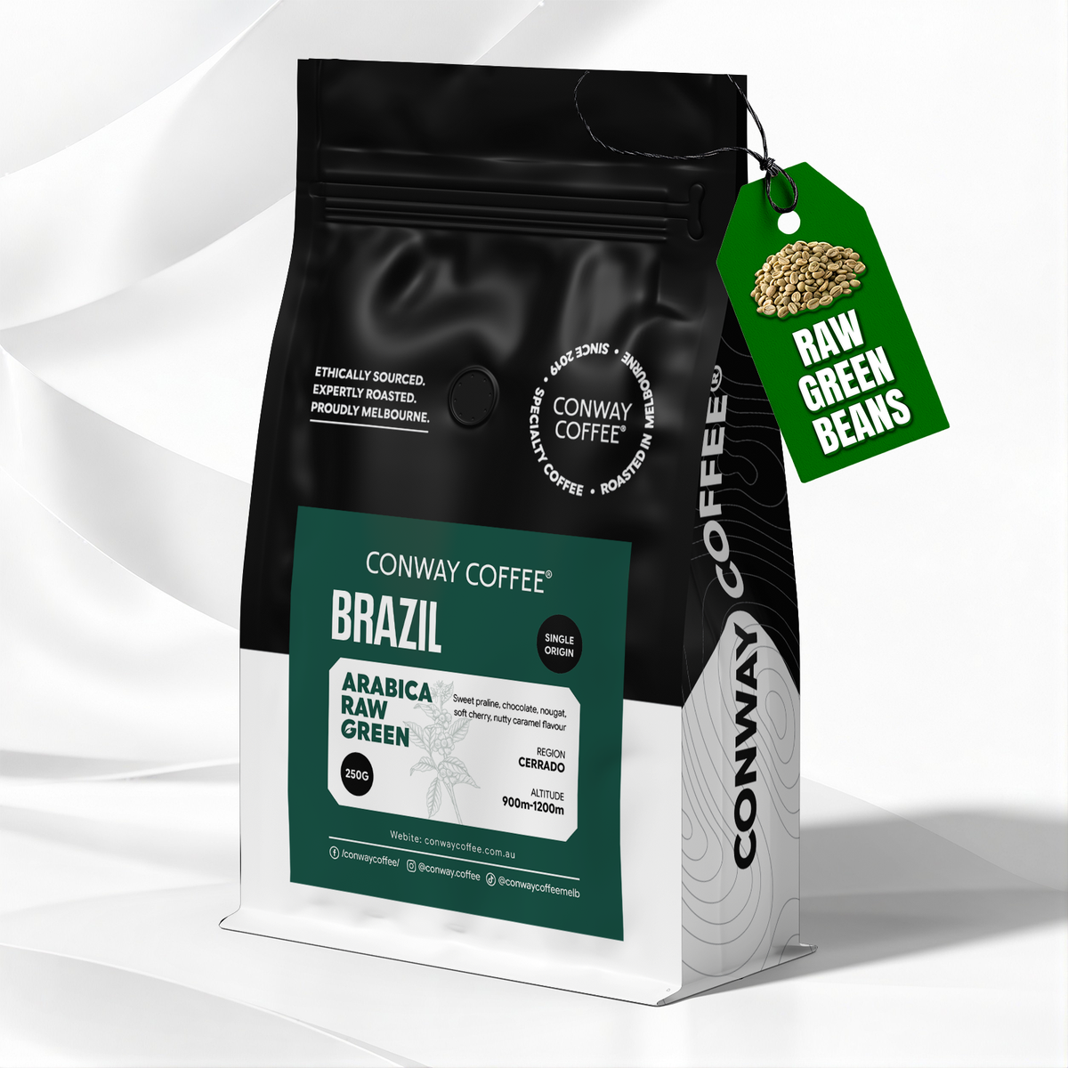 BRAZIL CERRADO - RAW GREEN (Whole Beans)