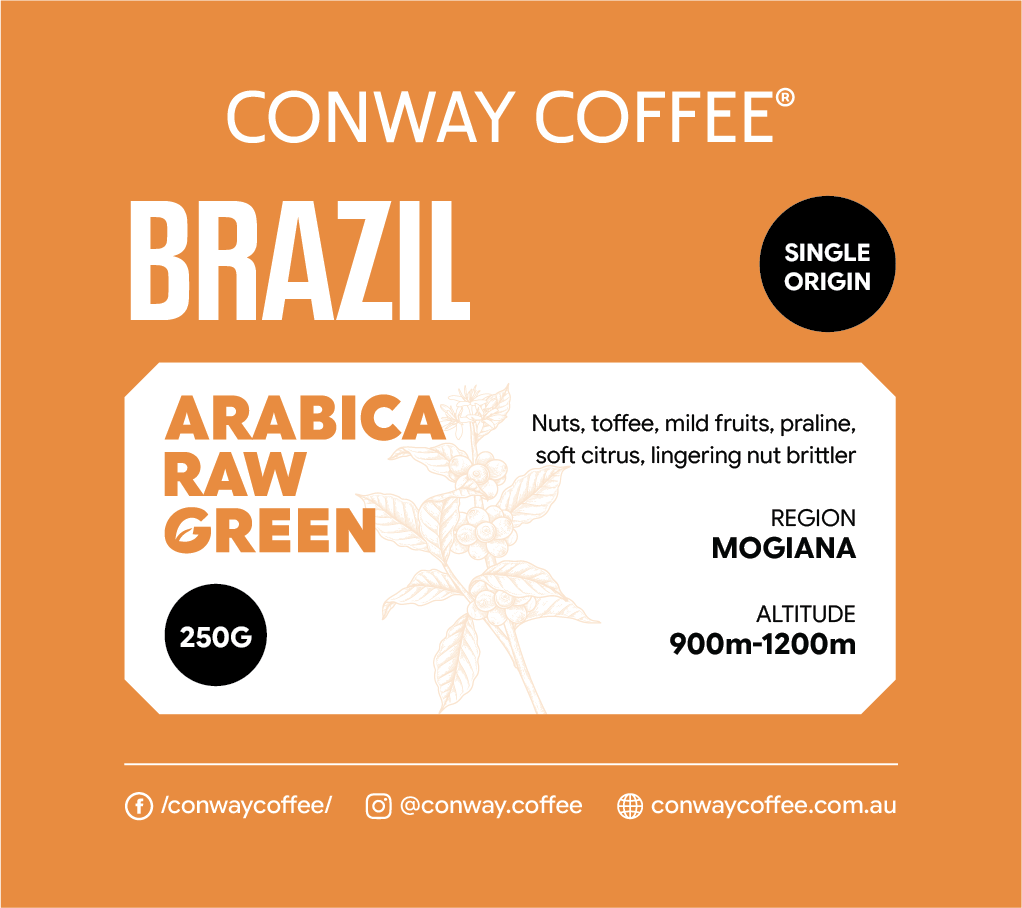 BRAZIL MOGIANA - RAW GREEN (Whole Beans)