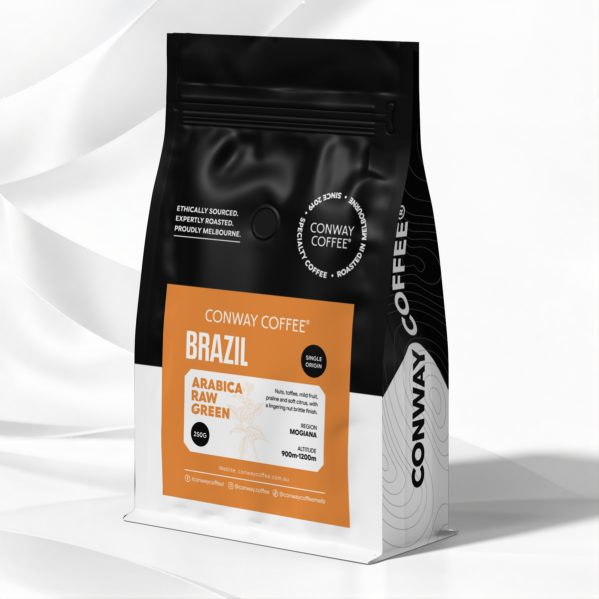 BRAZIL MOGIANA - RAW GREEN (Whole Beans)