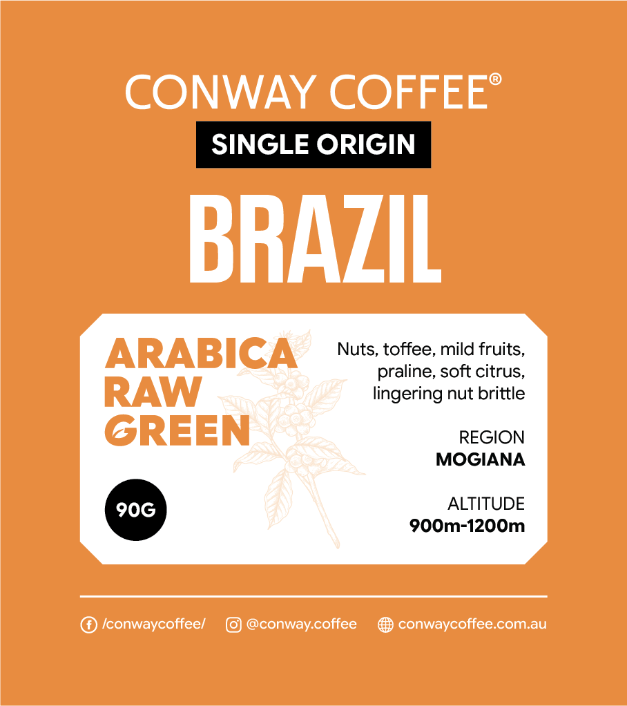 BRAZIL MOGIANA - RAW GREEN (Whole Beans)