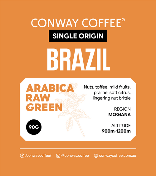 BRAZIL MOGIANA - RAW GREEN (Whole Beans)