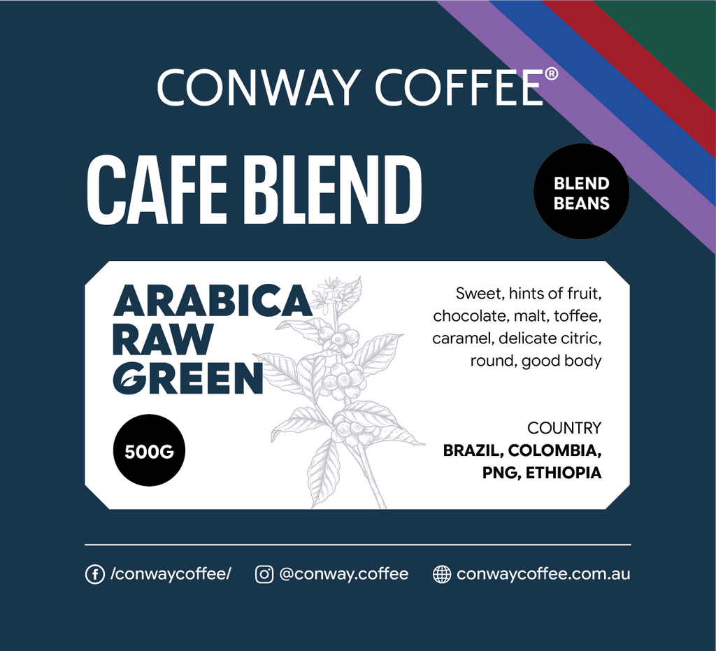 CAFE BLEND - RAW GREEN (Whole Beans)