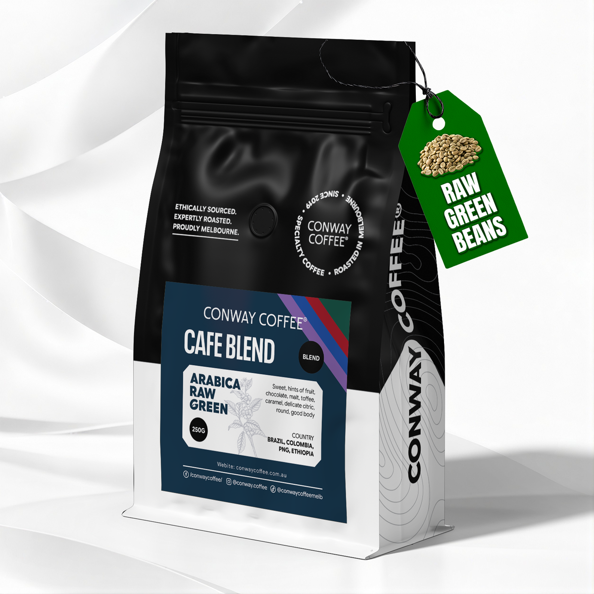 CAFE BLEND - RAW GREEN (Whole Beans)