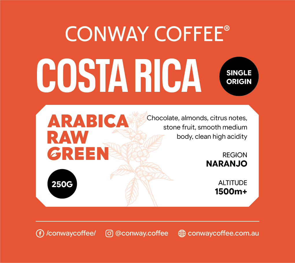 COSTA RICA - RAW GREEN (Whole Beans)