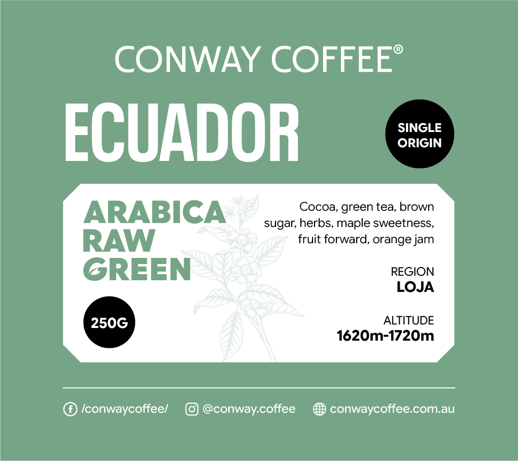 ECUADOR LOJA - RAW GREEN (Whole Beans)