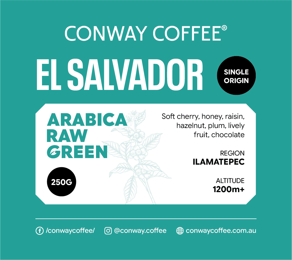 EL SALVADOR - RAW GREEN (Whole Beans)