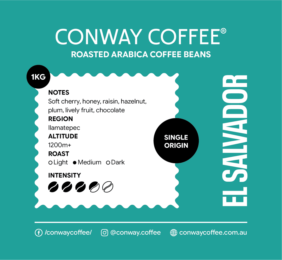 EL SALVADOR - ROASTED