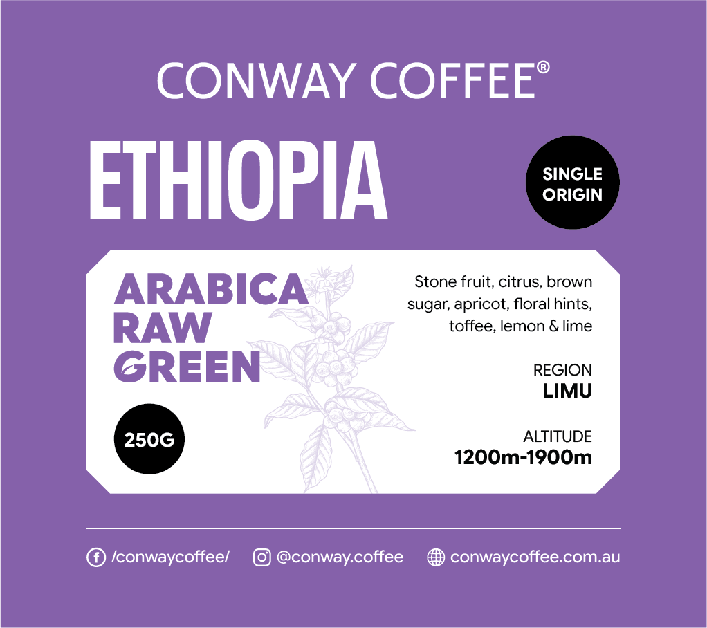 ETHIOPIA LIMOU - RAW GREEN (Whole Beans)
