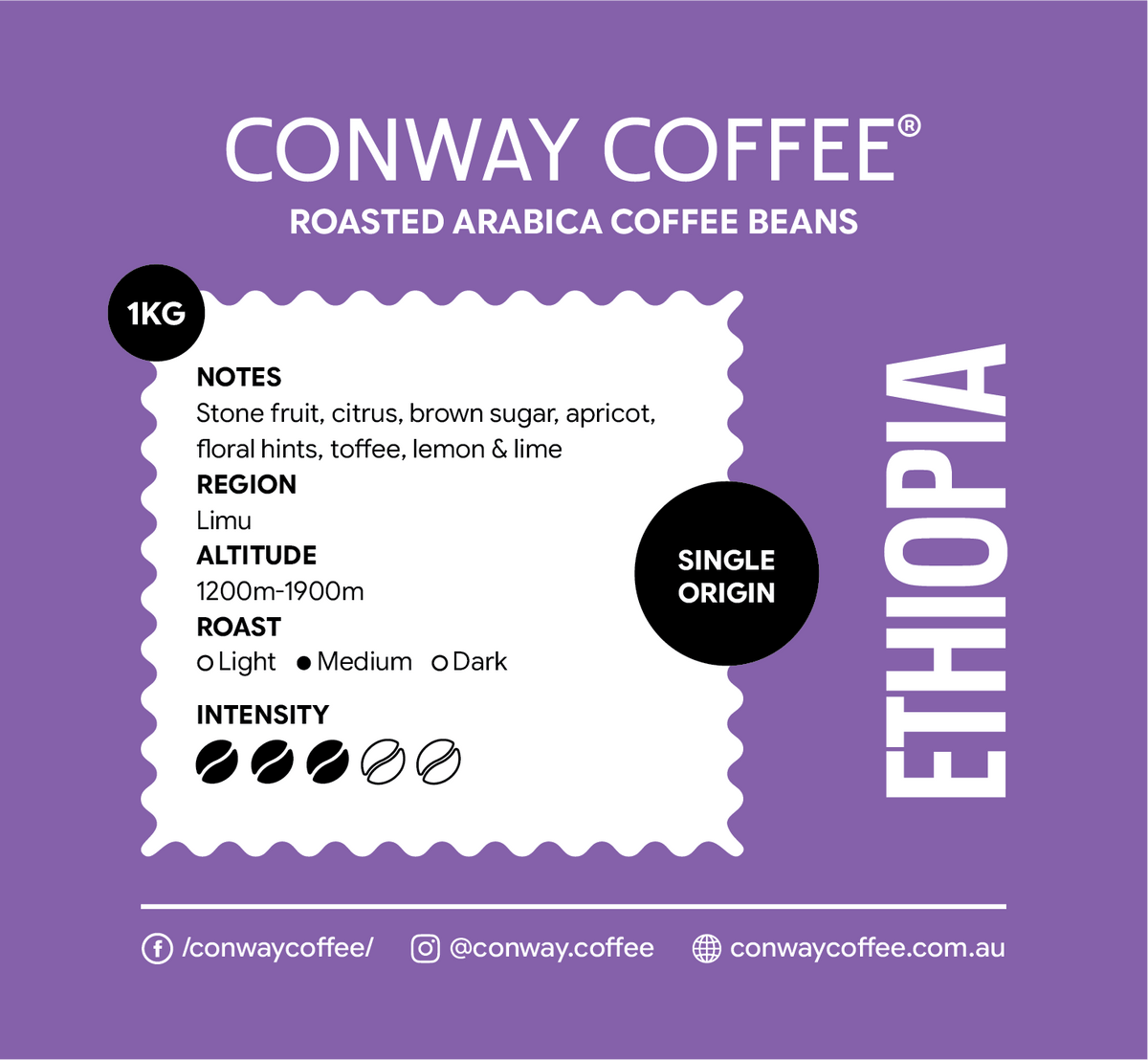 ETHIOPIA LIMOU - ROASTED