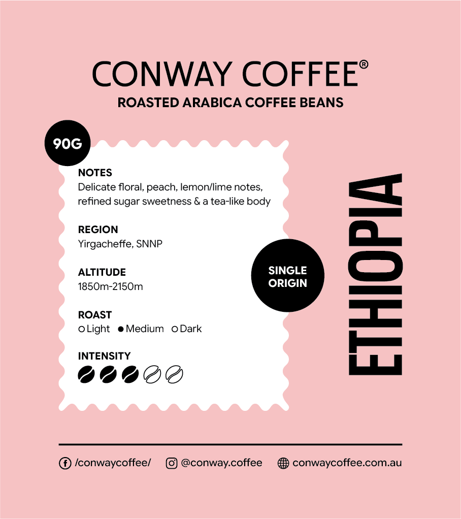 ETHIOPIA YIRGACHEFFE - ROASTED