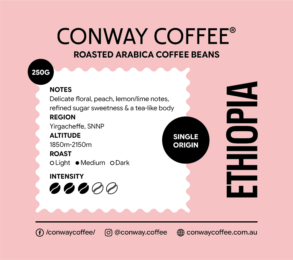ETHIOPIA YIRGACHEFFE - ROASTED