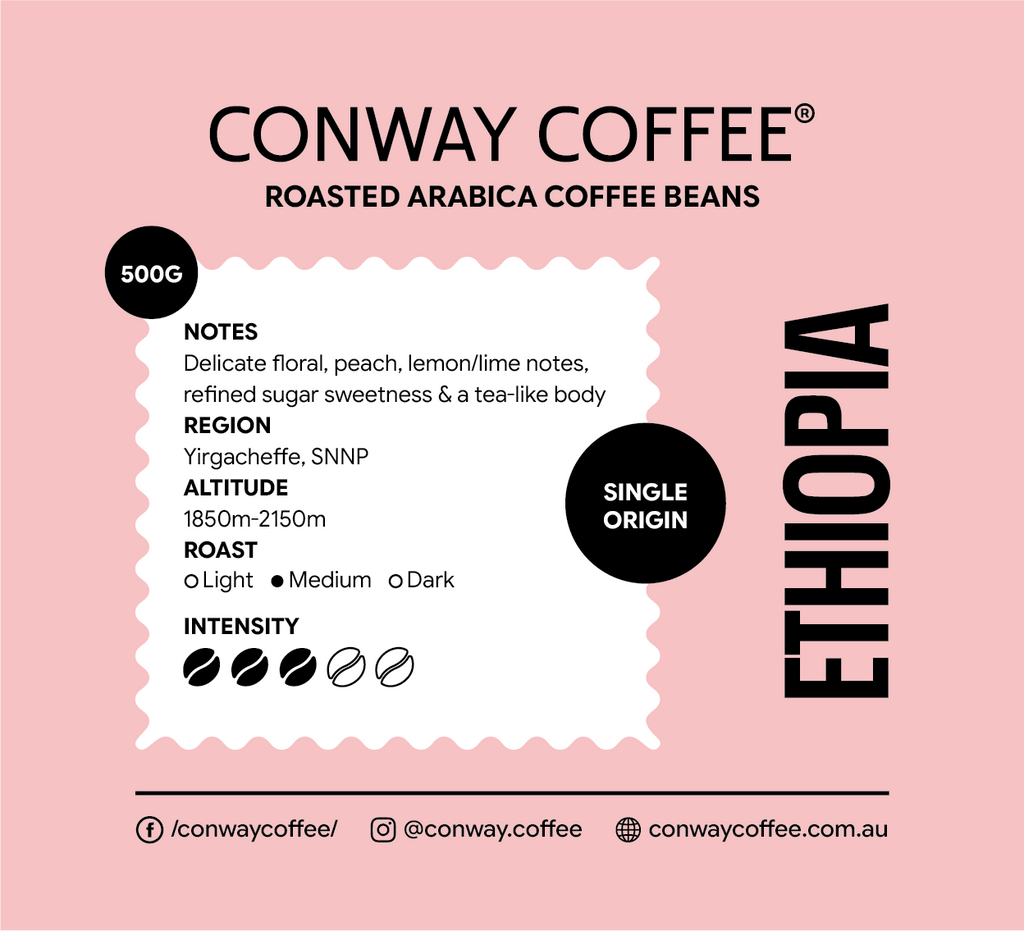 ETHIOPIA YIRGACHEFFE - ROASTED