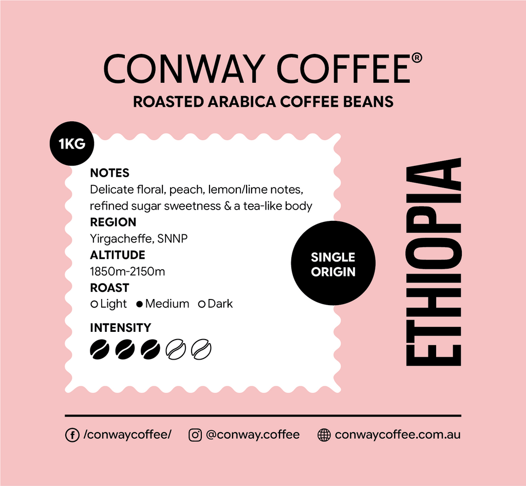 ETHIOPIA YIRGACHEFFE - ROASTED