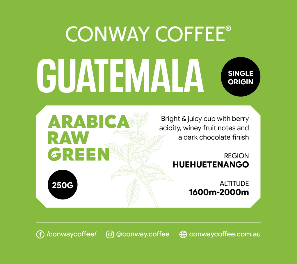 GUATEMALA (HUE) - RAW GREEN (Whole Beans)