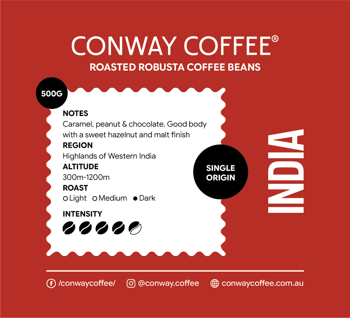 INDIA (ROBUSTA) - ROASTED