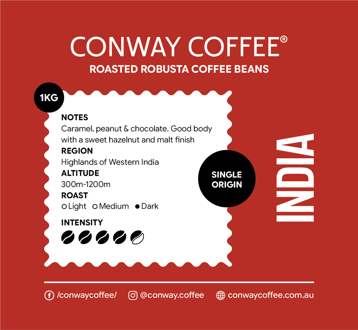 INDIA (ROBUSTA) - ROASTED