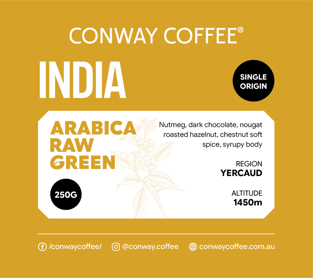INDIA YERCAUD - RAW GREEN (Whole Beans)