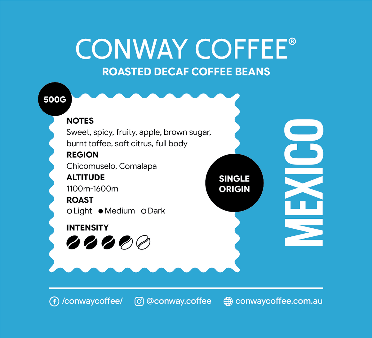 MEXICO EL TUCAN DECAF - ROASTED