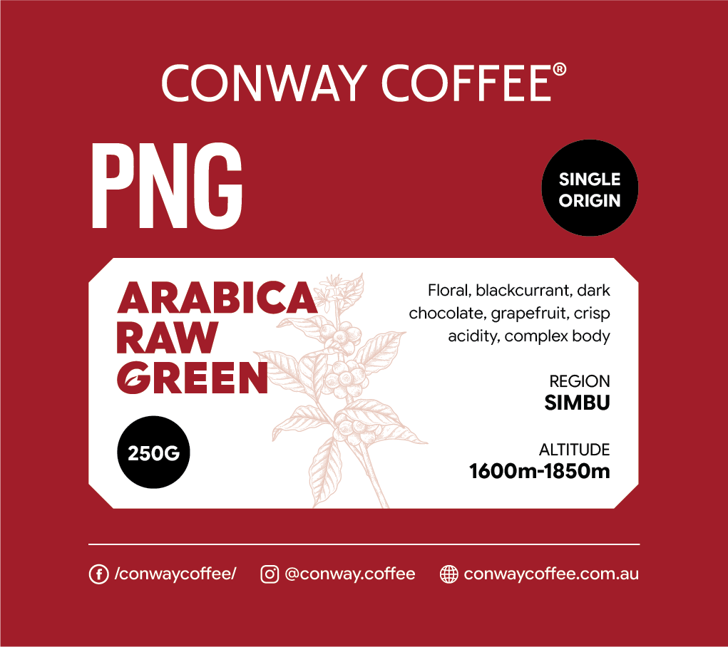 PAPUA NEW GUINEA (PNG) - RAW GREEN (Whole Beans)