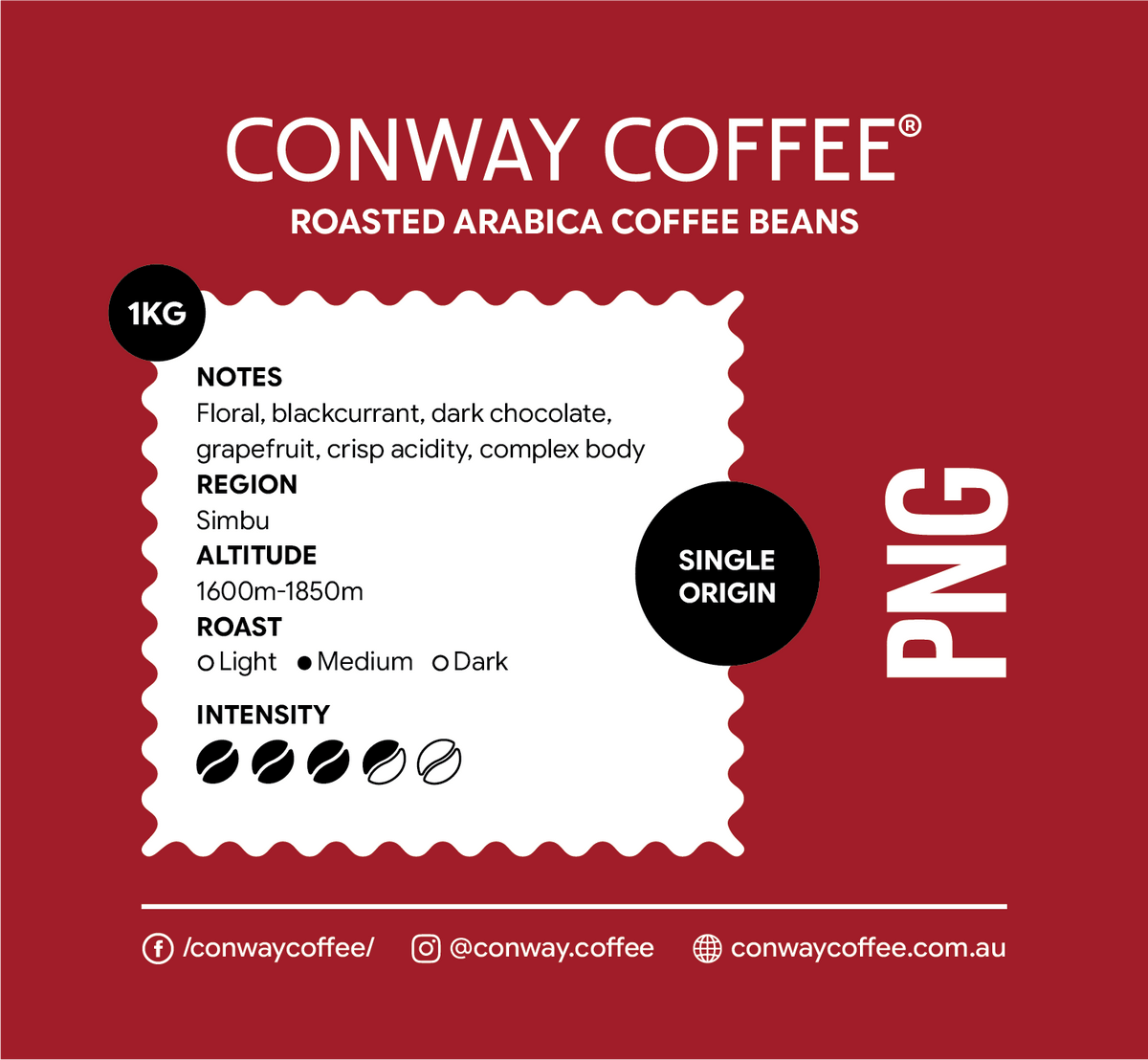 PAPUA NEW GUINEA (PNG) - ROASTED