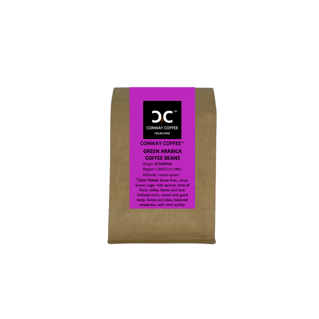 ETHIOPIA LIMOU - RAW GREEN (Whole Beans)